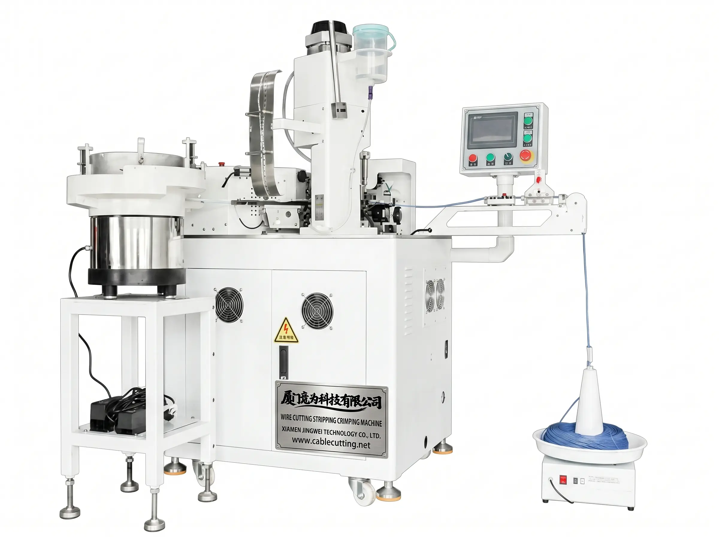 Automatische Kabelhülsen-Einführ- und Verdrillungsmaschine | Präzise Kabelverarbeitung