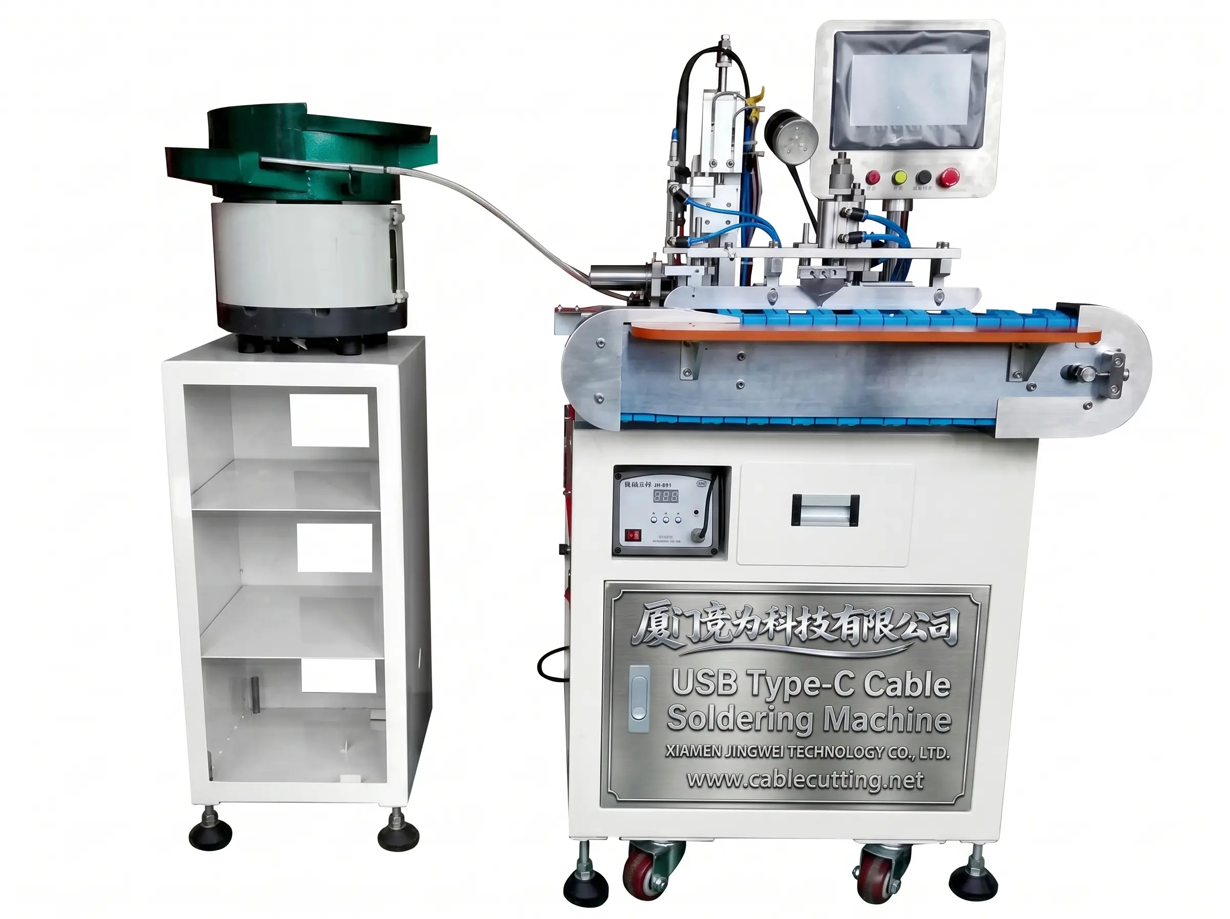 Automatische USB Type-C Lötmaschine – Präzise Industrieautomation