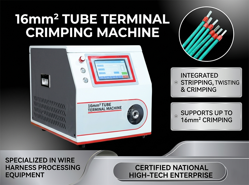 Hochpräzise Abisolier- und Crimp-Maschine für vorisolierte Drähte WPM-5-40