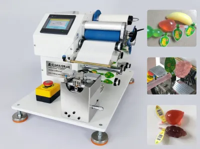 Automatische Gelee-Faltetikettiermaschine für runde Produkte WPM-60GD