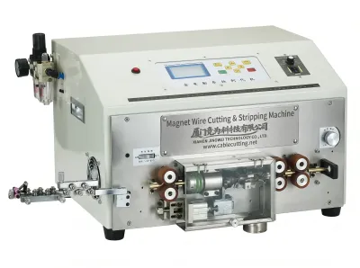 Automatische Lackdraht-Schneide- und Abisoliermaschine WPM-0525 - Lackdraht-Abisoliermaschine