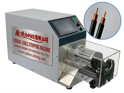 Halbautomatische Koaxialkabel-Abisolierer Maschine WPM-8608 - Drahtschneide- und Abisoliermaschine