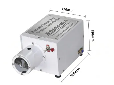 Halbautomatischer pneumatischer Drahtabisolierer und -verzwirbler WPM-200 - Einzelader-Abisolier- und Verdrillmaschine