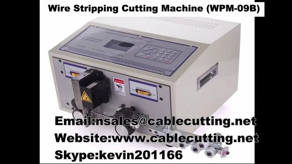 Automatische Abisolier-Maschine WPM-09C – Effizient und präzise für die Kabelfertigung