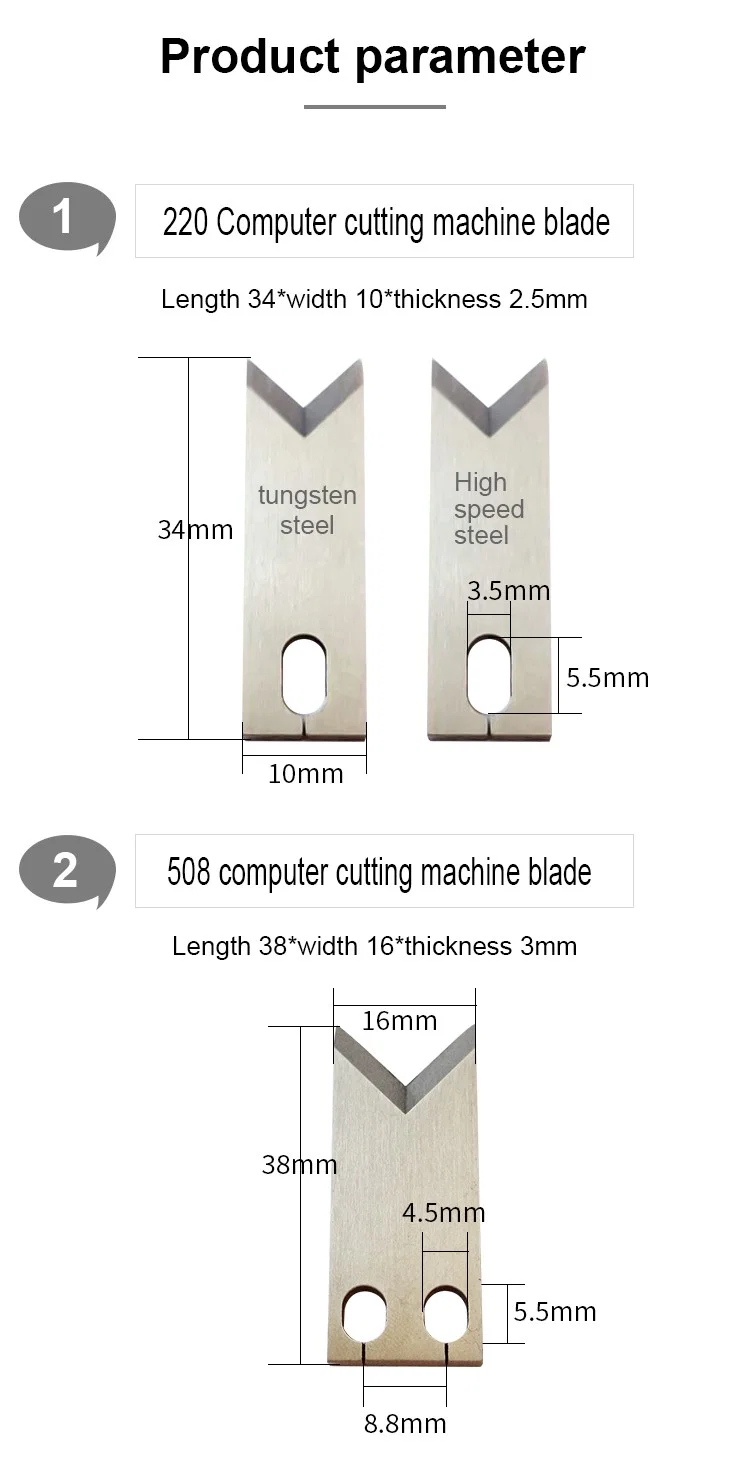  Präzisionsklinge für Abisoliermaschine, Kabelschneidemaschine, OTP-Klinge, Abisolierklinge, Drahtschneidemaschinenklinge