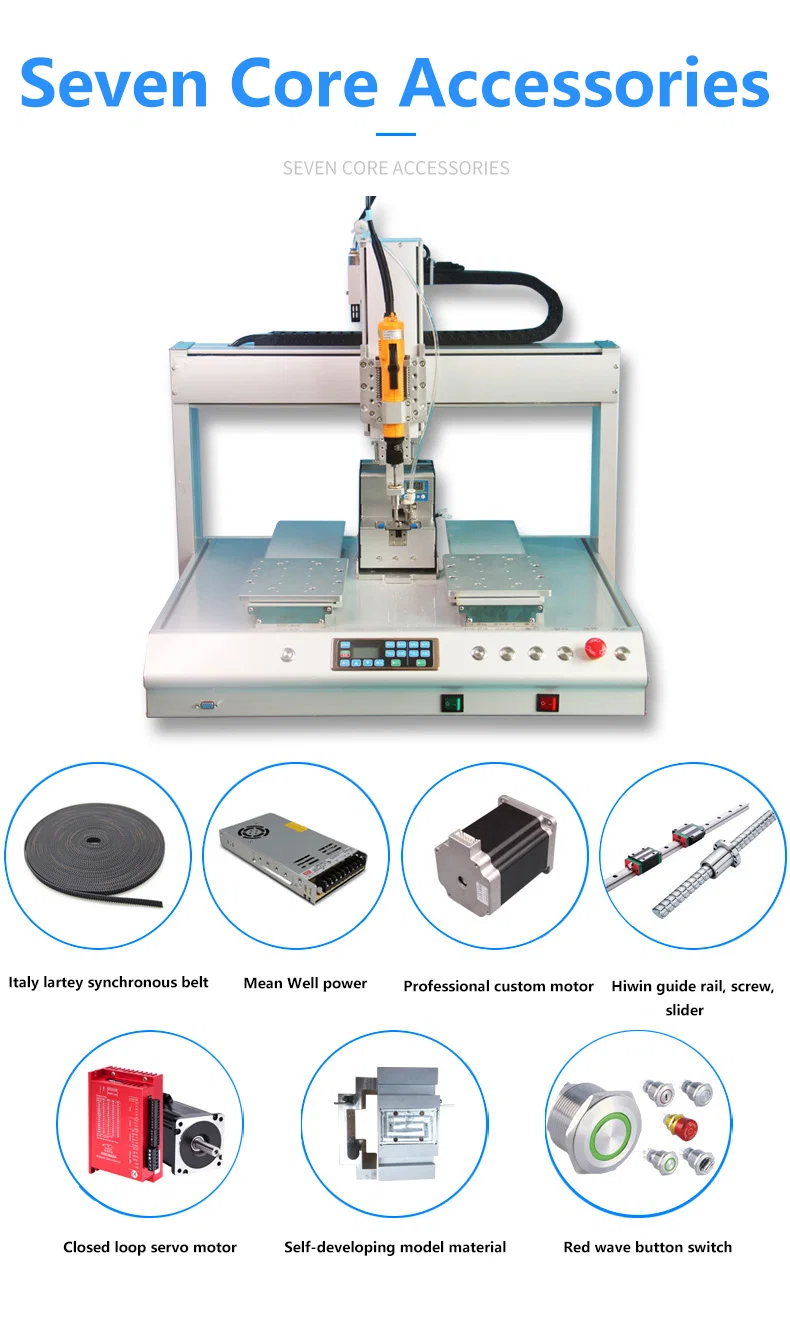 Desktop-Verriegelung Automatische Befestigung Automatische Schraubmaschine Automatische Befestigungsschraubenroboter, Schraubenbefestigungsmaschine, Schraubendreherroboter, Schraubenverriegelungsmontageroboter 