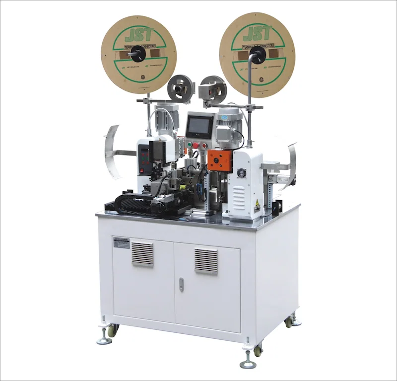 Flachkabel-Crimpmaschine, Flachbandkabel-Crimpmaschine, Doppelkopf-Flachbandkabel-Crimpmaschine 