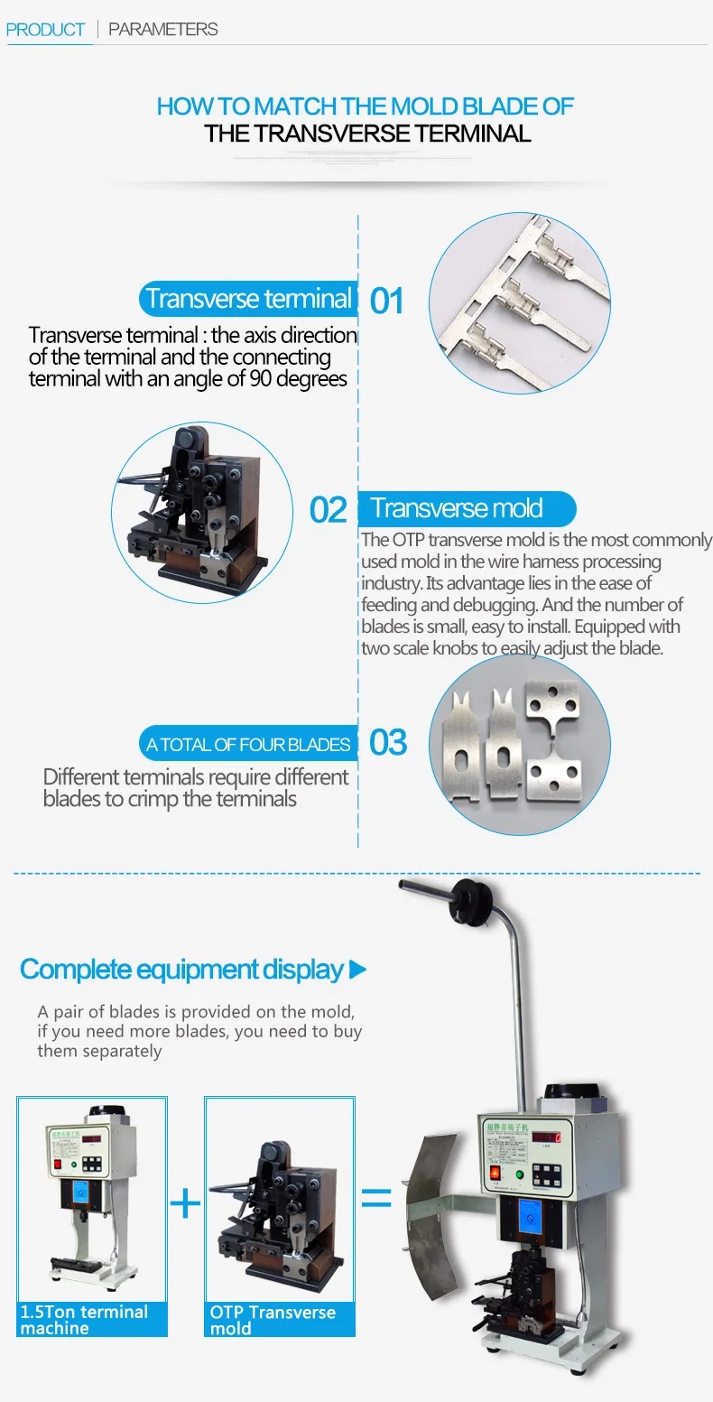 Crimpmaschine für Anschlüsse, Hydraulische Pressformteile, Stanzteile U-Matrize