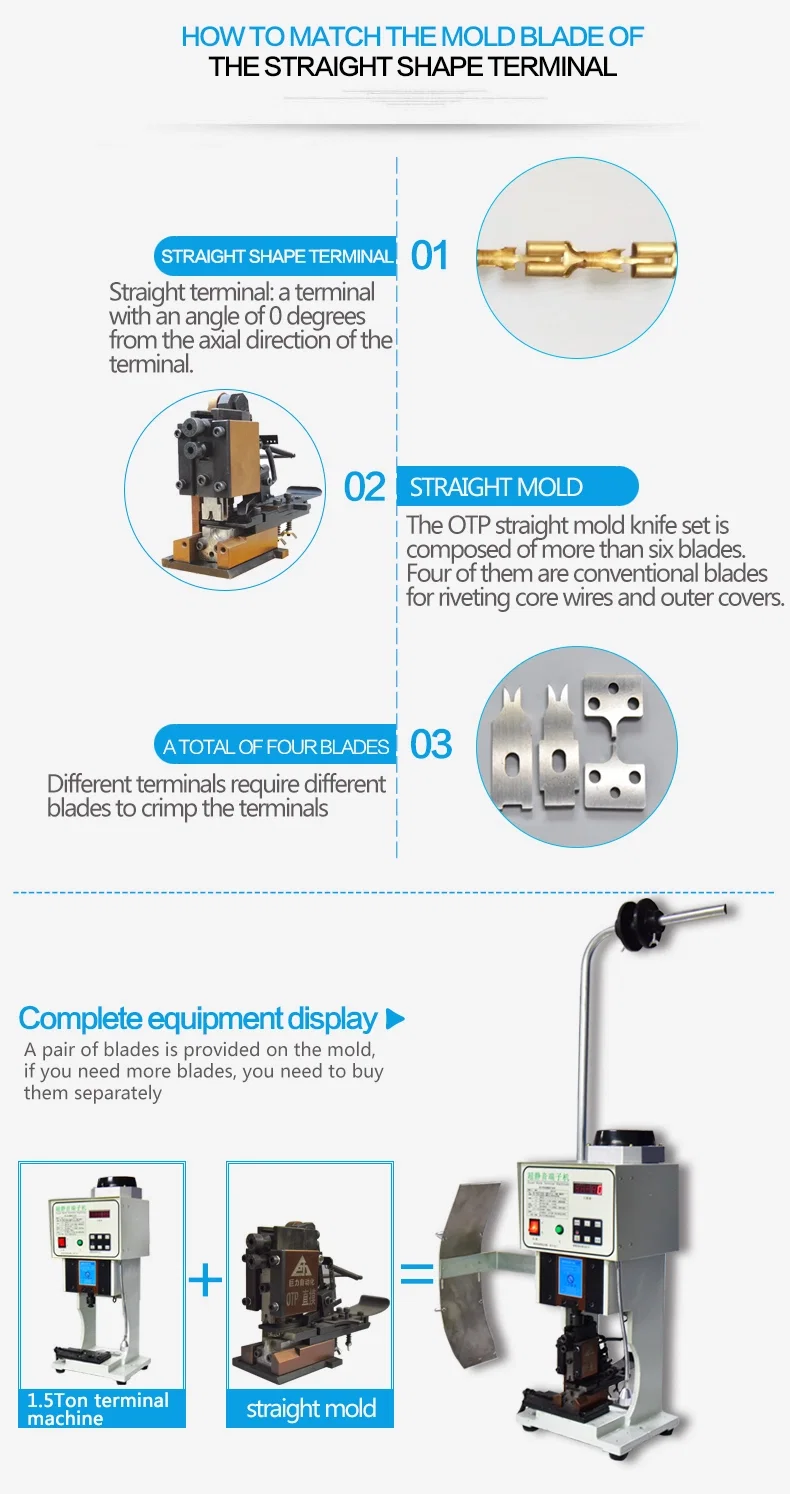 Crimpmaschine für Anschlüsse, Hydraulische Pressformteile, Stanzteile U-Matrize
