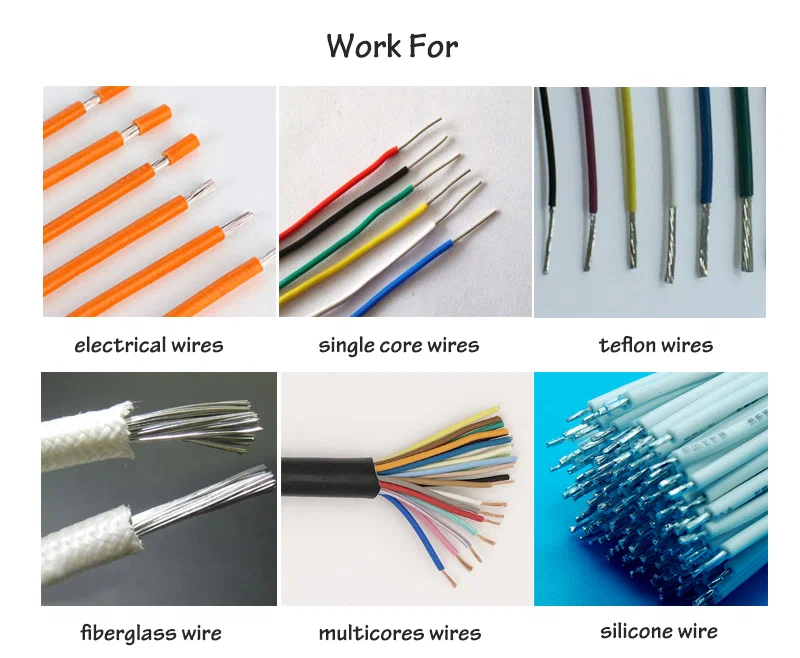 Sämtliche Anzeige der pneumatischen Abisoliermaschine, der mehradrigen Abisoliervorrichtung für Drahtkabel, der mehradrigen manuellen Abisoliermaschine für Drahtkabel
