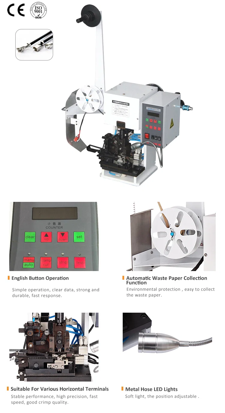 Abisolier-Crimp-Terminal-Maschine, Abisolier-Crimpmaschine, Draht-Crimpmaschine