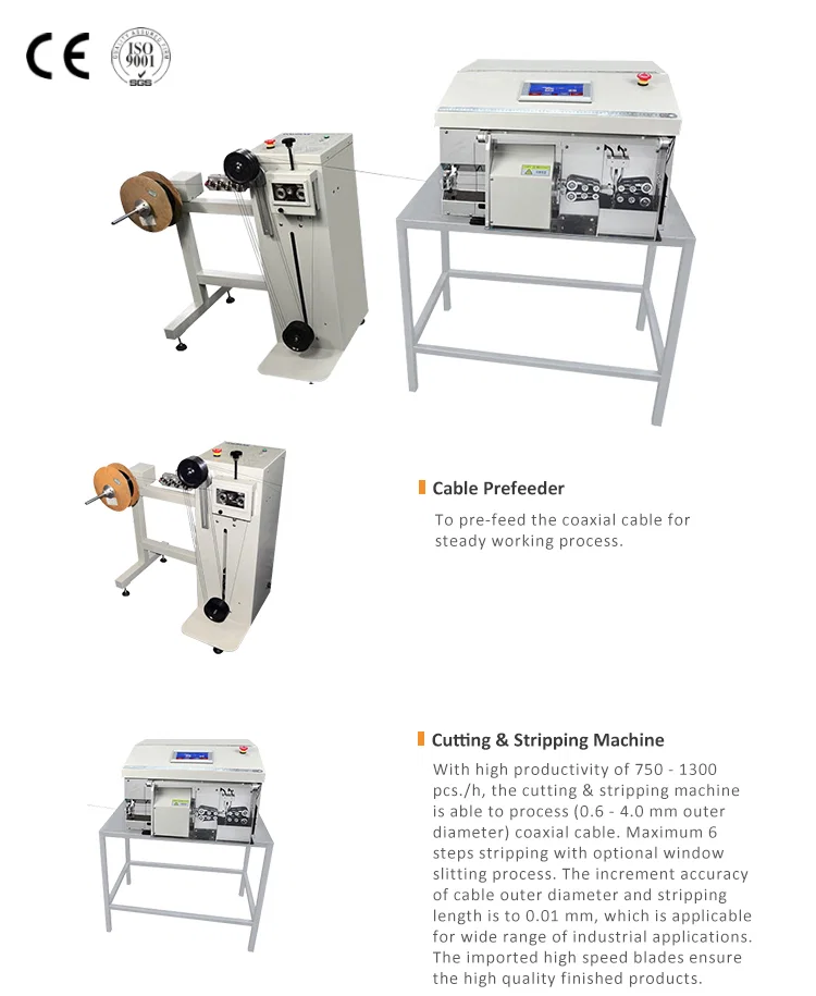 Automatische Abisoliermaschine zum Schneiden von Koaxialkabeln, Abisoliermaschine für Kabel, Abisoliermaschine für Koaxialkabel, Abisoliermaschine