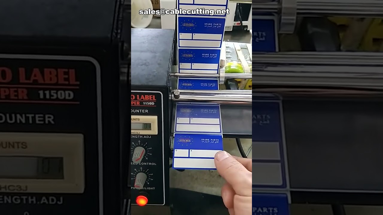 Automatischer Etikettenabroller und -spender | Hochwertiger Labeldispenser für präzise Trennung