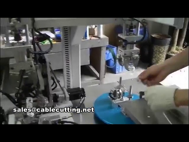 Automatische Spulenwickelmaschine für transparenten kunststoffbeschichteten Draht