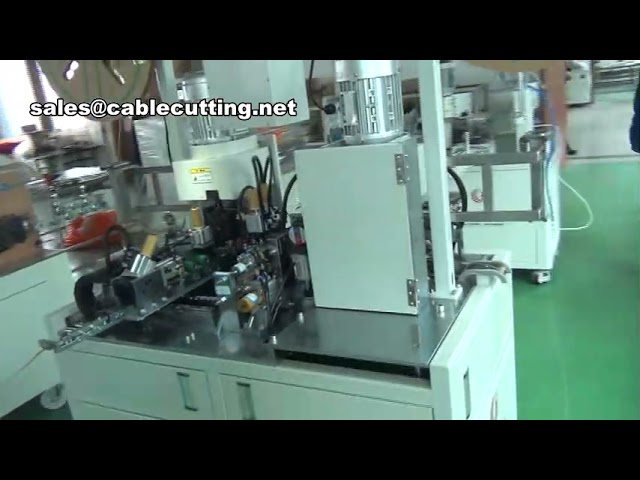 Automatische 64-Pin-IDC-Kabel-Crimpmaschine für TV-Antennenstecker – Präzise und Effizient