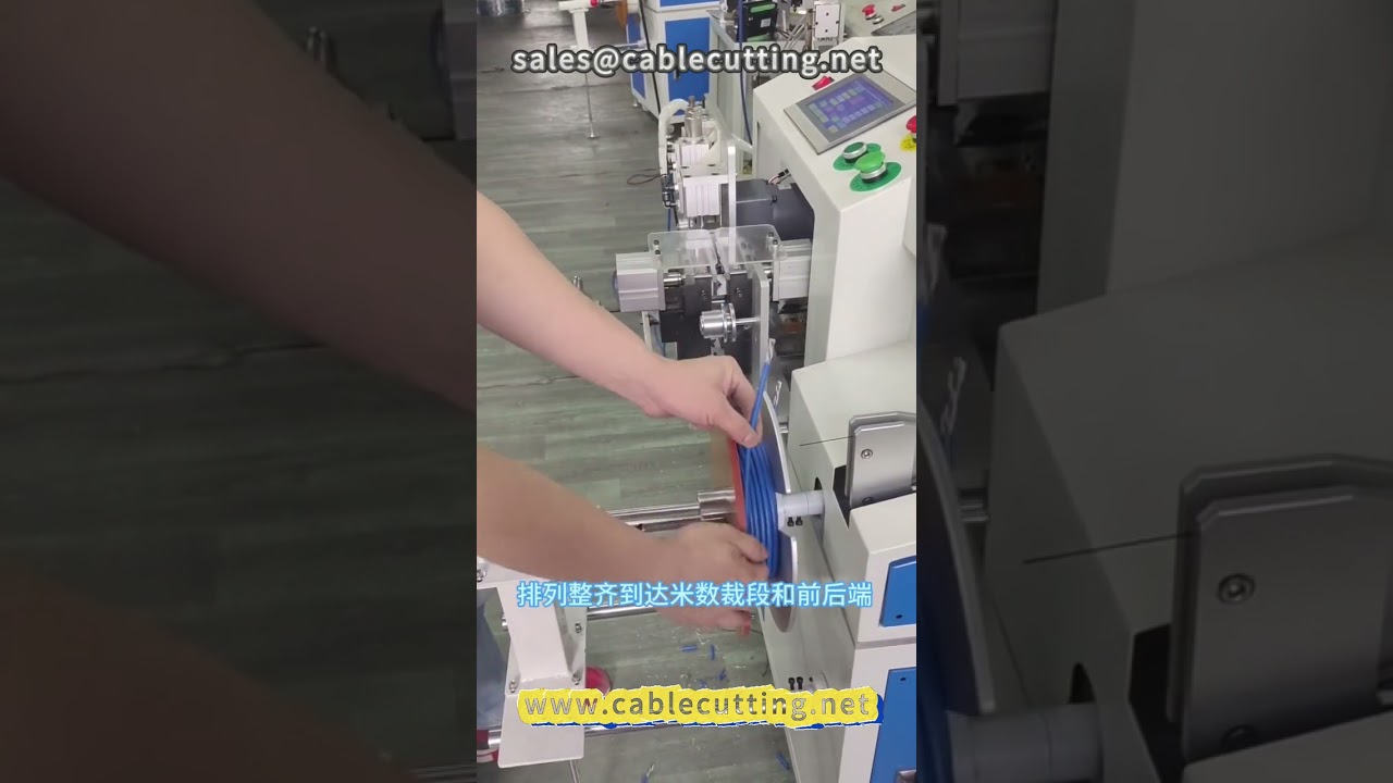 Automatische Meterwickel- und Abisolier-Maschine für Netzwerkkabel und Drahtverarbeitung