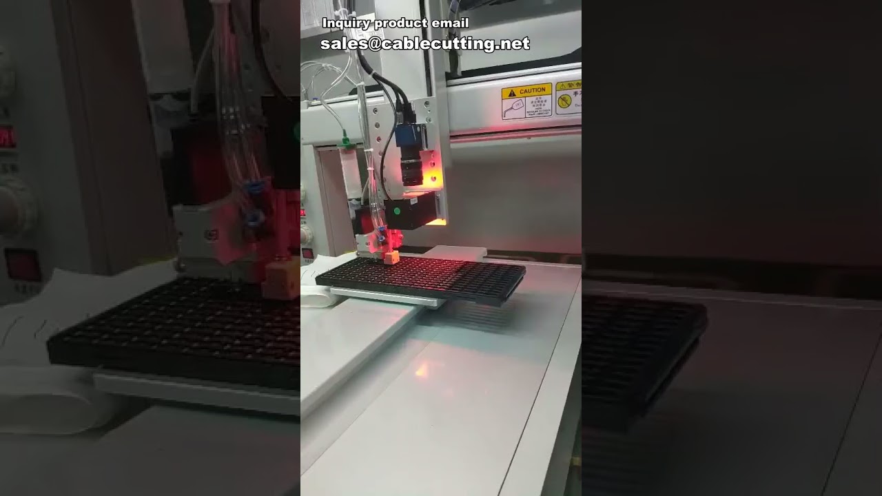 Roboter-Klebstoffdosierer mit Kamera: 3-Achsen-Präzisionssystem