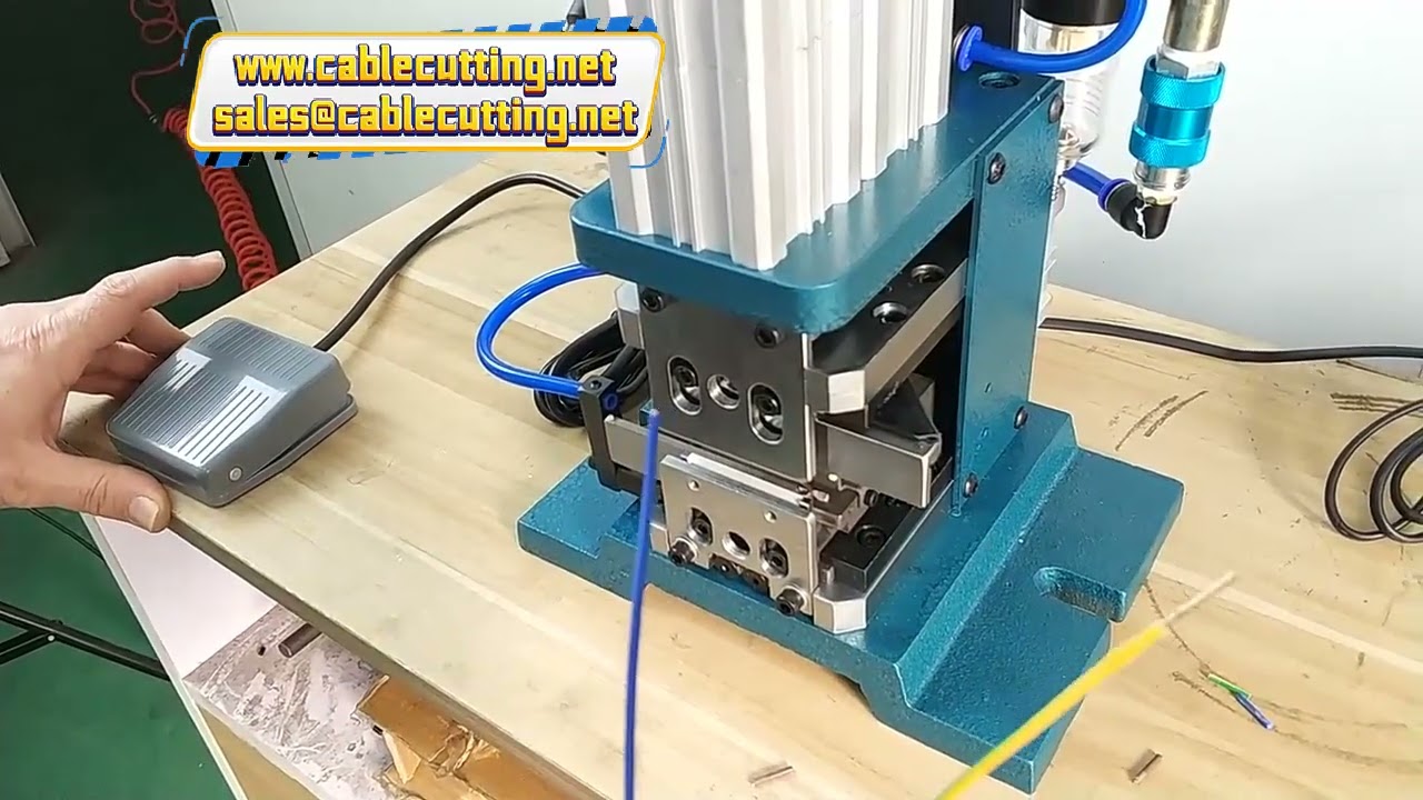 4FN Wire Stripping Machine Twist Cable Peeling Machine Pneumatic Wire Stripper
