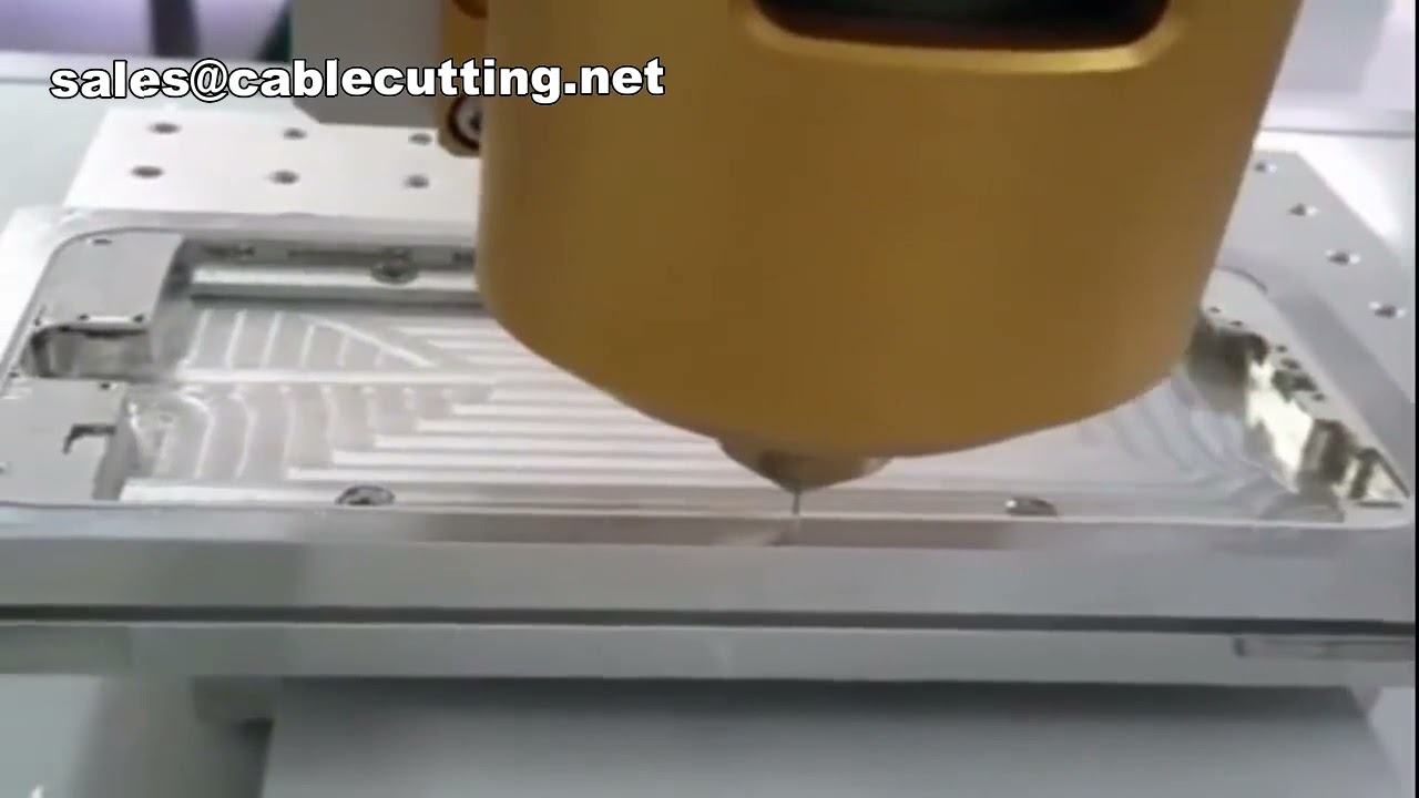 Automatische Dosier- und Heißklebemaschine für den Desktop-Einsatz