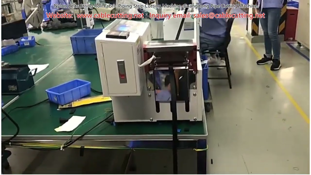 Nylonband- und Stoffpaspel-Schneidemaschine | Automatische Schneidanlage aus Guangdong