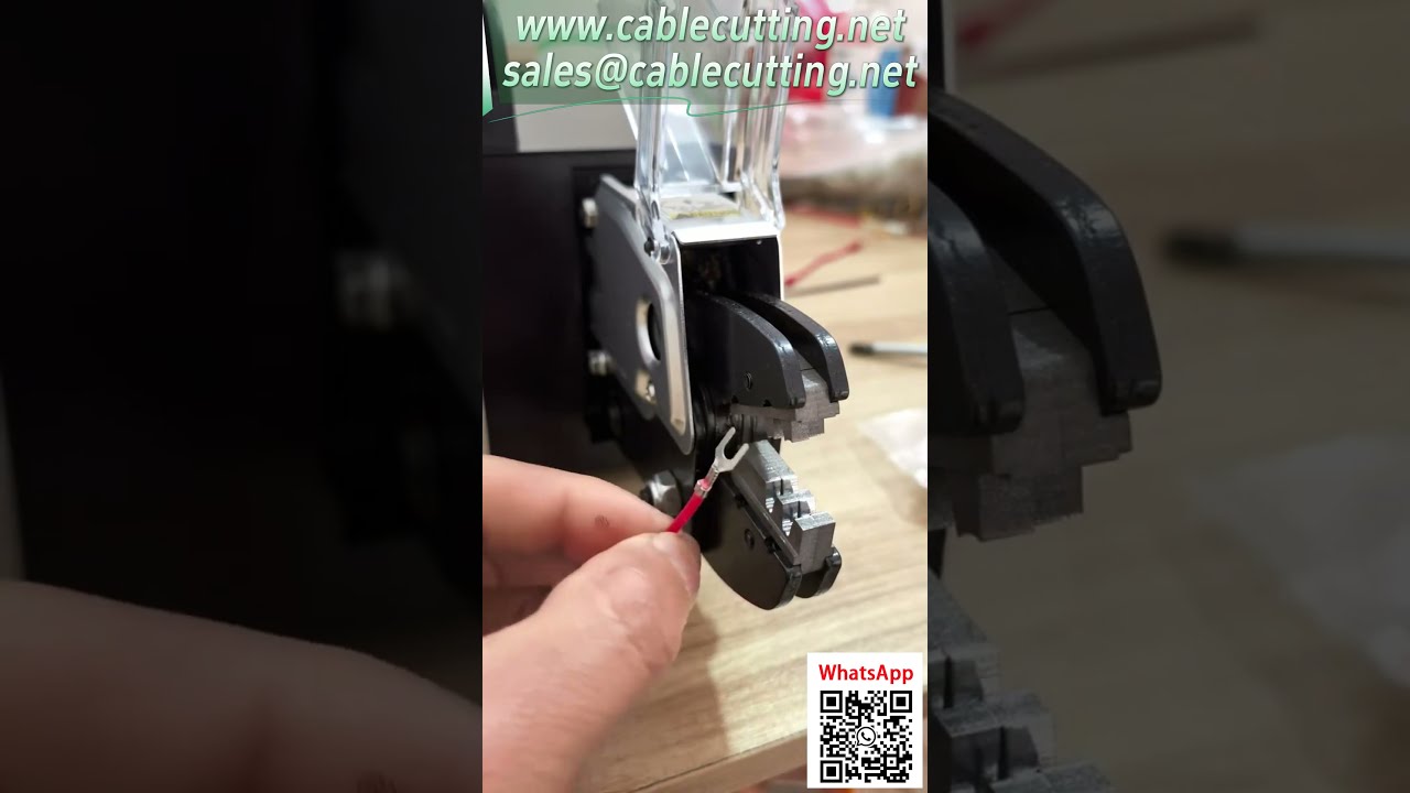 Elektrische Kabelschuh-Crimpmaschine – Erdungsösen crimpen (Test, 1,5 Tonnen, 0,25–16 mm²) #Crimpgerät