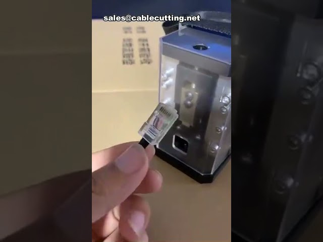 Tragbare Crimpzange für Netzwerkkabel & Telefonleitungen – Presswerkzeug für RJ45/RJ11 Stecker