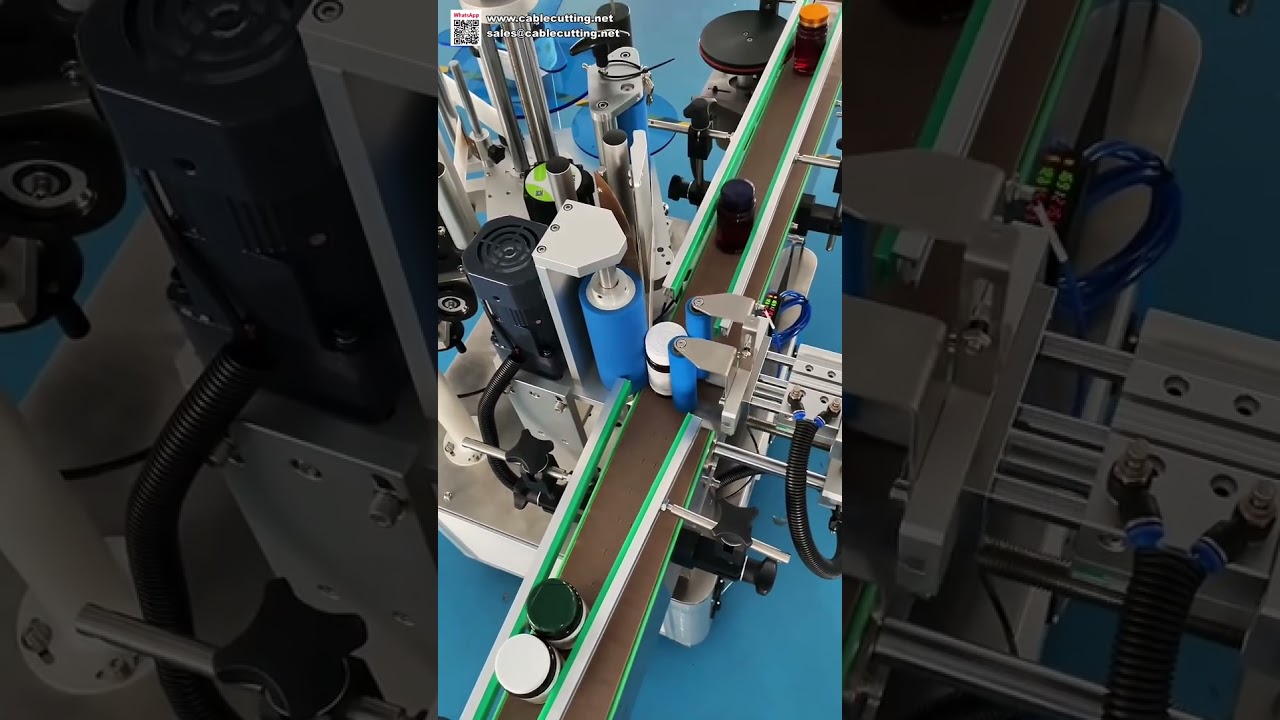 Automatische Rundflaschen-Etikettiermaschine – Zuverlässiger Etikettenspender für Chemieprodukte