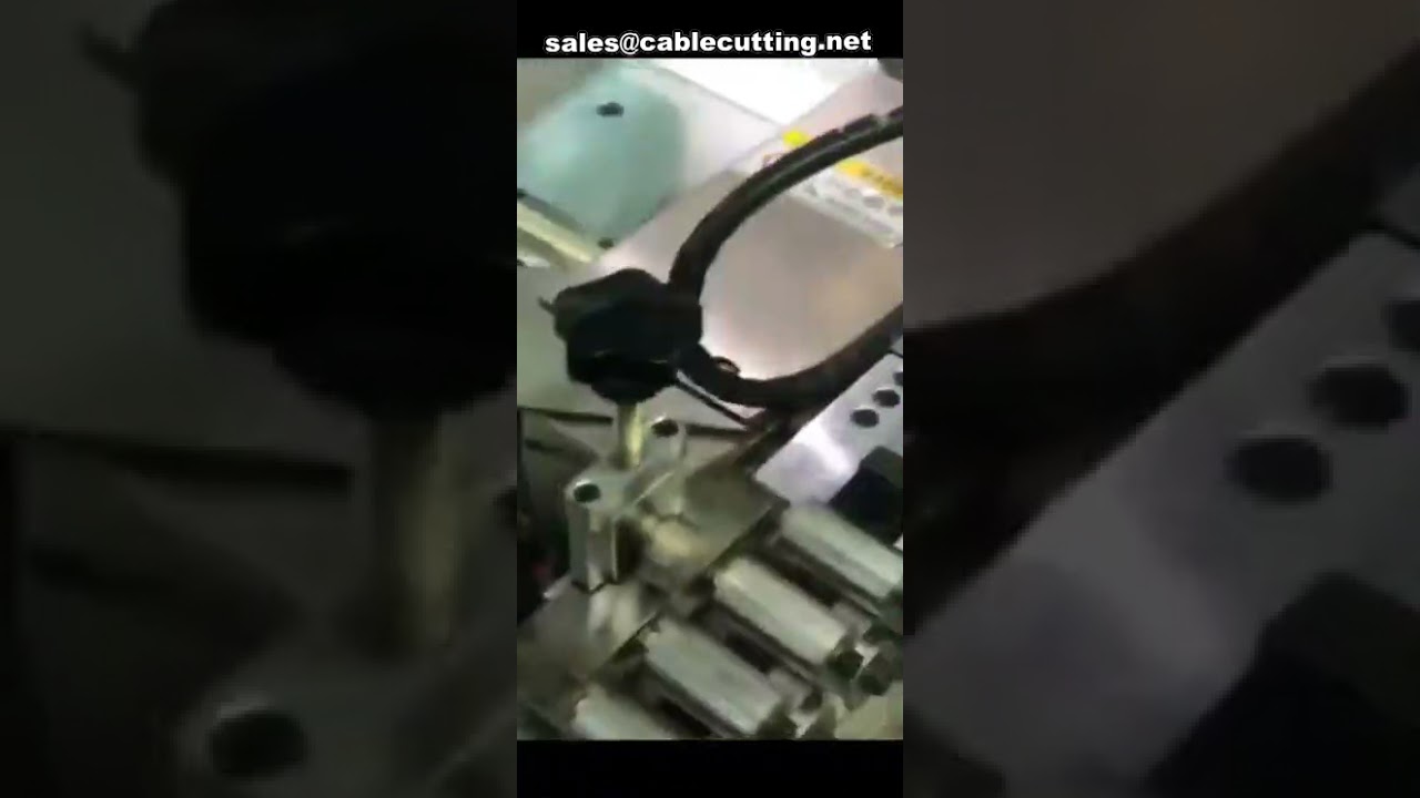 Automatische Flachbandkabel-Crimp- und Abisolier-Maschine | Effiziente Kabelkonfektionierung