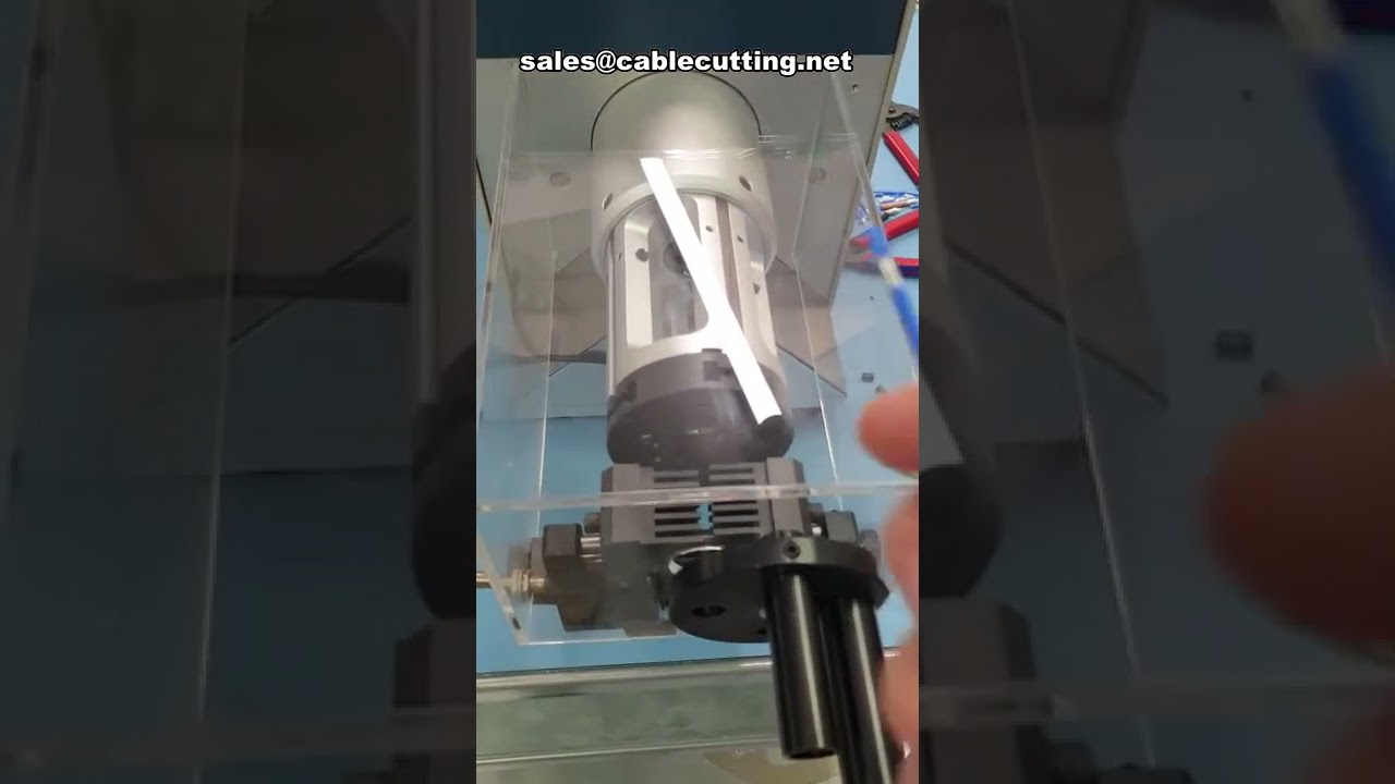Koaxialkabel-Abisiermaschine für kleine Kabel – Kompakt & Präzise