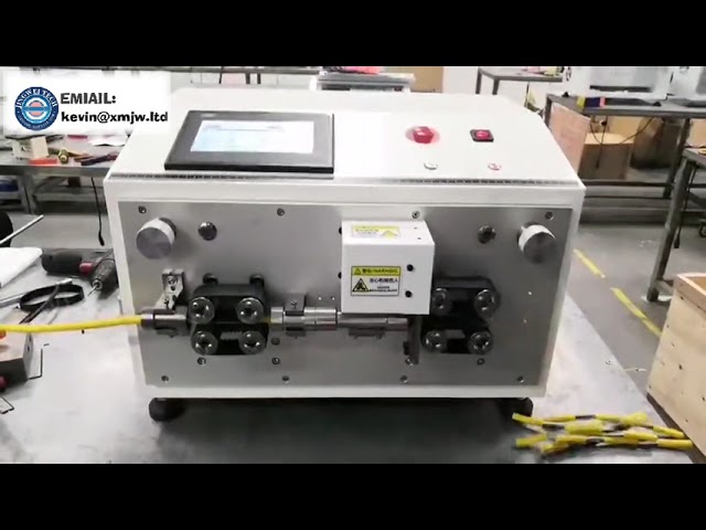 Hochpräzise Kabelabisolier- und Schneidemaschine für 50 mm² Neuenergie-Kabel