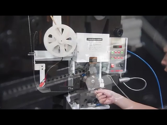Halbautomatische Kabel-Abisolier- & Crimpmaschine – Präzise für Molex, JST, XH Stecker