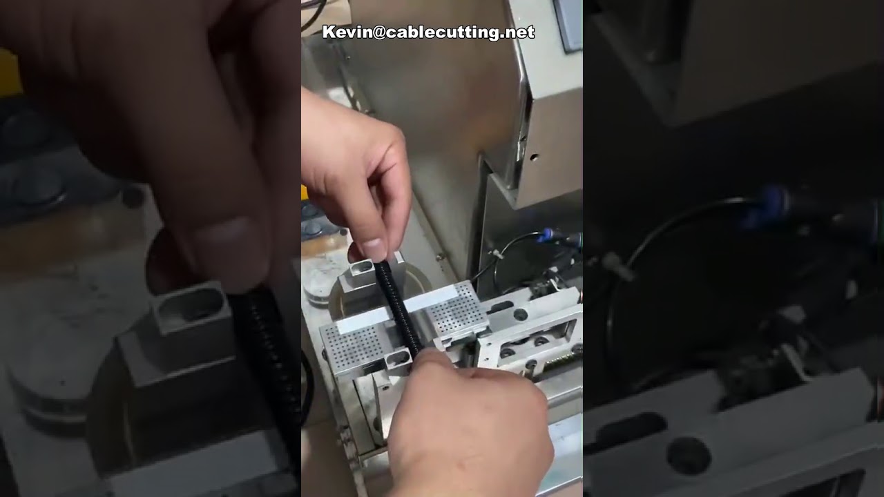 Halbautomatische Etikettiermaschine für Kabelbäume, Schläuche und Stahldrähte – Selbstklebende Etiketten einfach falten und aufbringen