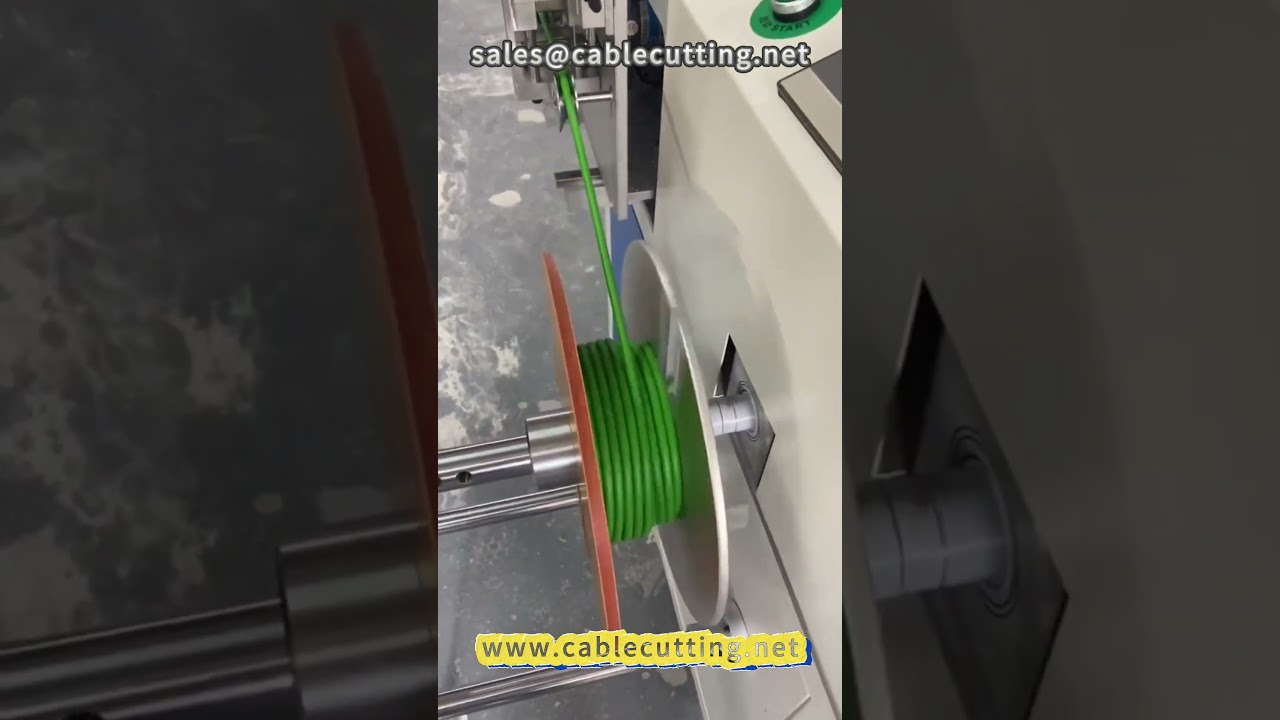 Kabelmeter-Wickelmaschine für präzise Drahtverarbeitung – Servo-Kabelbäume und Schleppketten