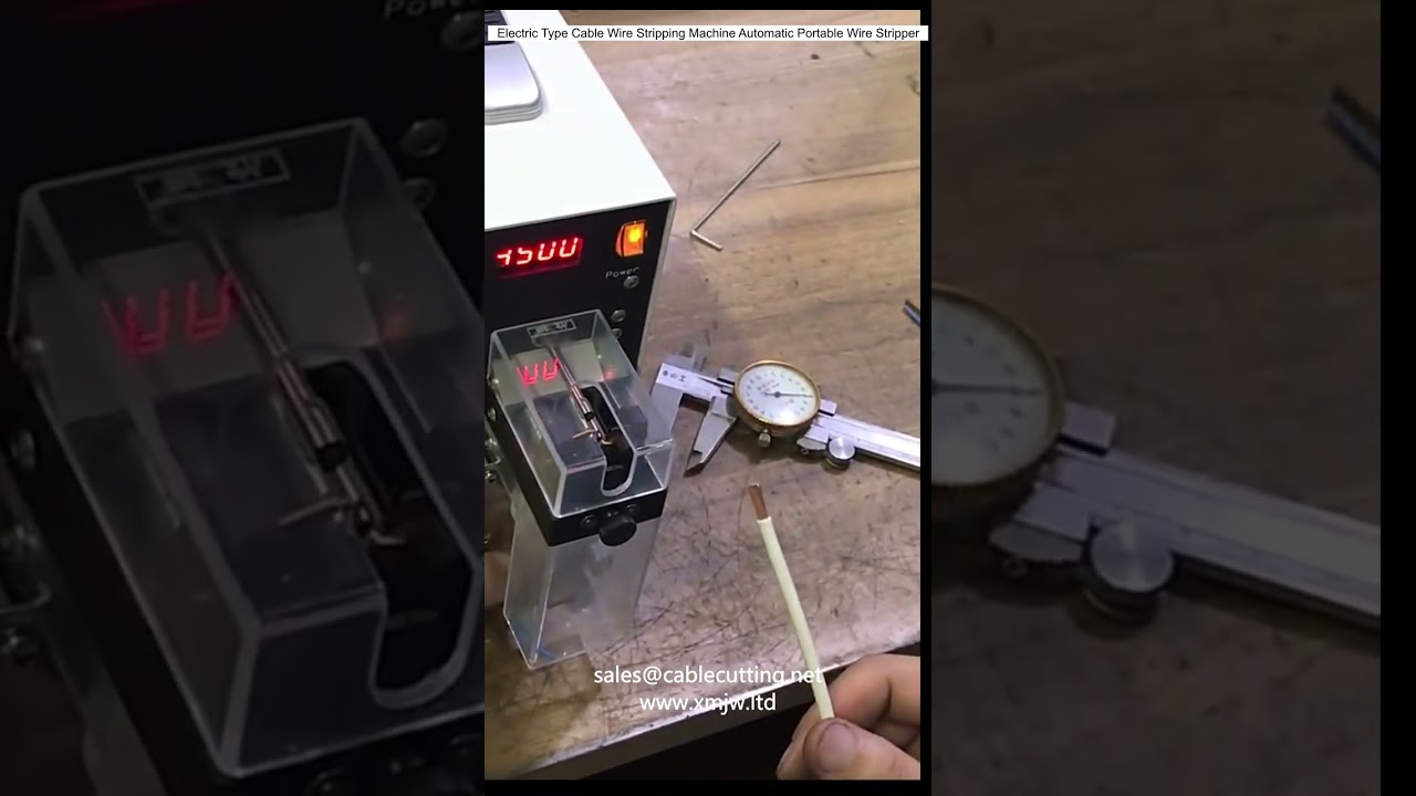 Automatische elektrische Kabel-Abisoliermaschine – Tragbarer Drahtabisolierer