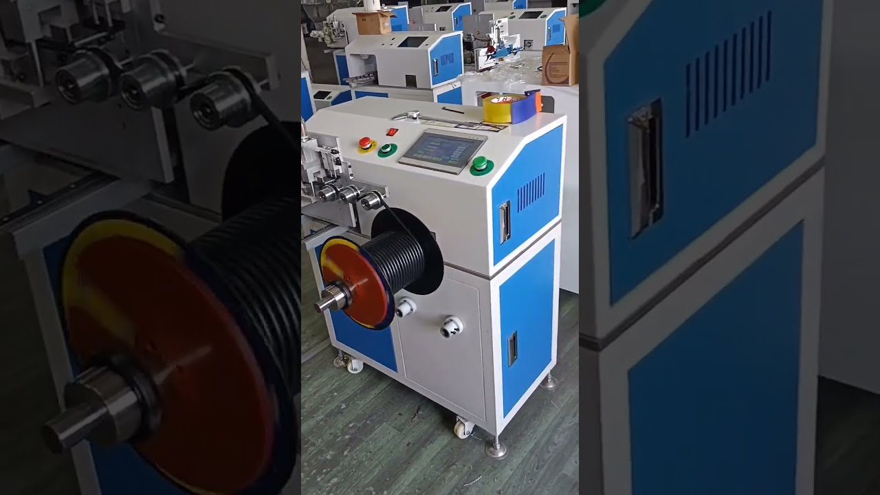 Drahtwickelmaschine mit Meterzählung – Kabelbaum-Hersteller aus der Fabrik #Maschine #Fabrik