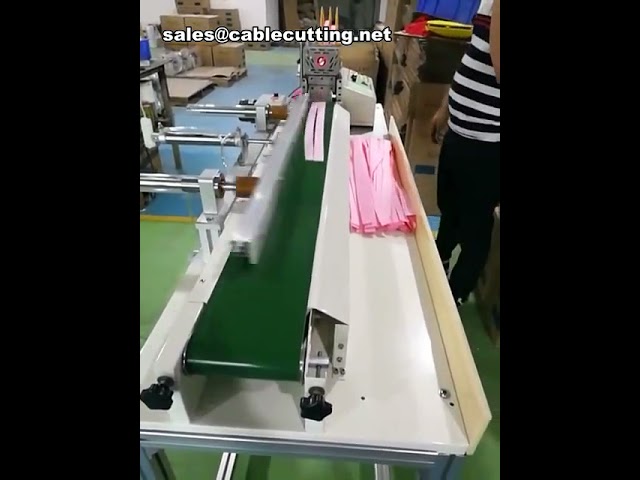 Präzise automatische Polyester-Gurtband-Schneidemaschine – Elektrischer Gurtbandschneider