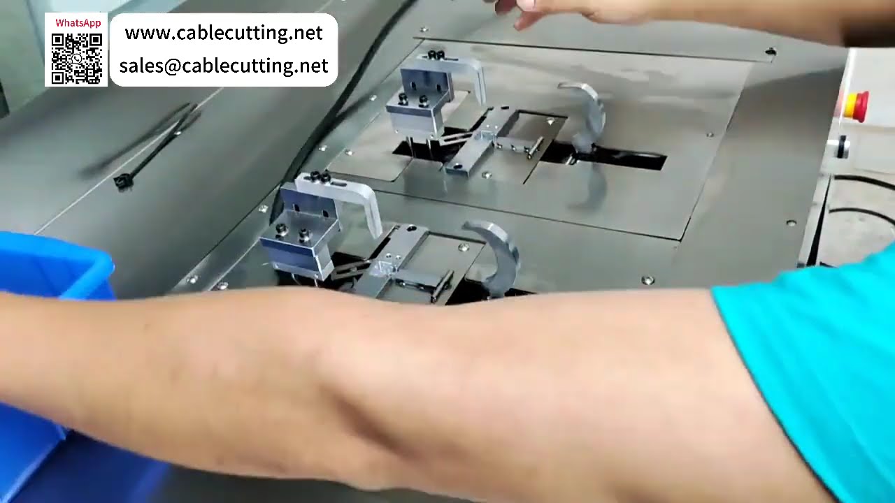Effiziente Doppelkopf-Kabelbinder-Maschine für Tisch | Verstellbarer Abstand & austauschbare Köpfe