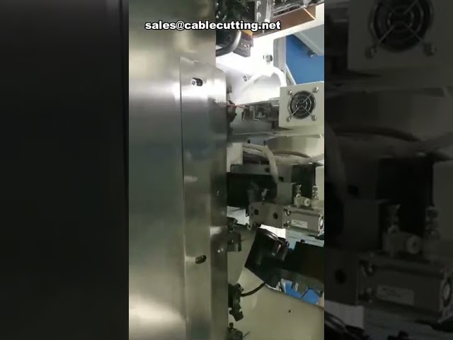 Effiziente 3-End-2-Draht-Abisolier- und Crimpmaschine | Automatische Drahtbearbeitung