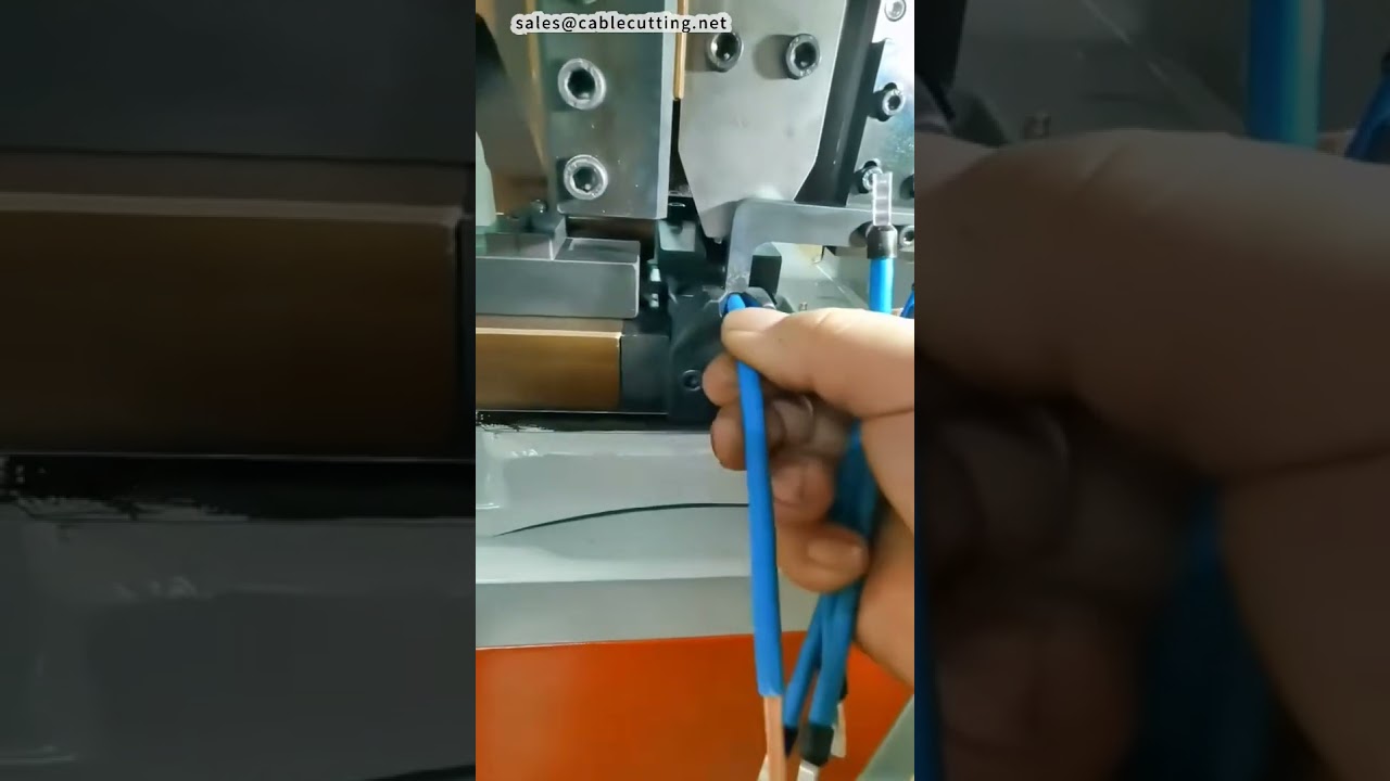 Große Rohrkabelschuh-Crimpmaschine mit Vibrationszuführung | Effiziente Fabrikautomation #Fabrik #Maschine