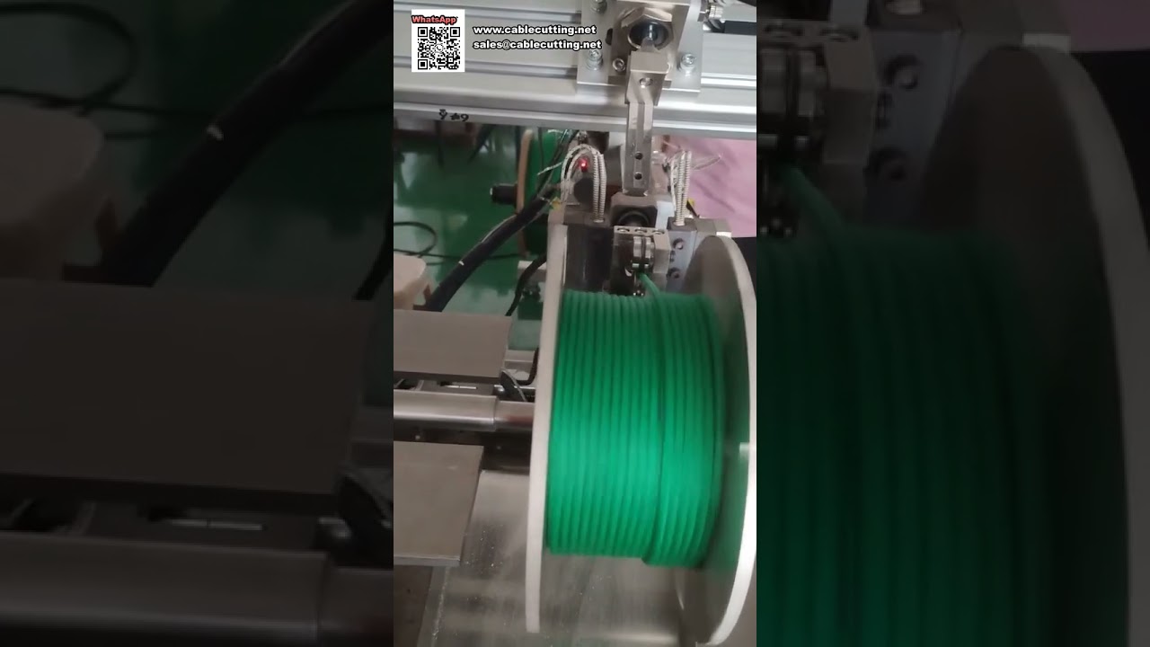 Automatic Bundling Machine Specialized for 4mm Diameter 100m Length Rope Packaging
