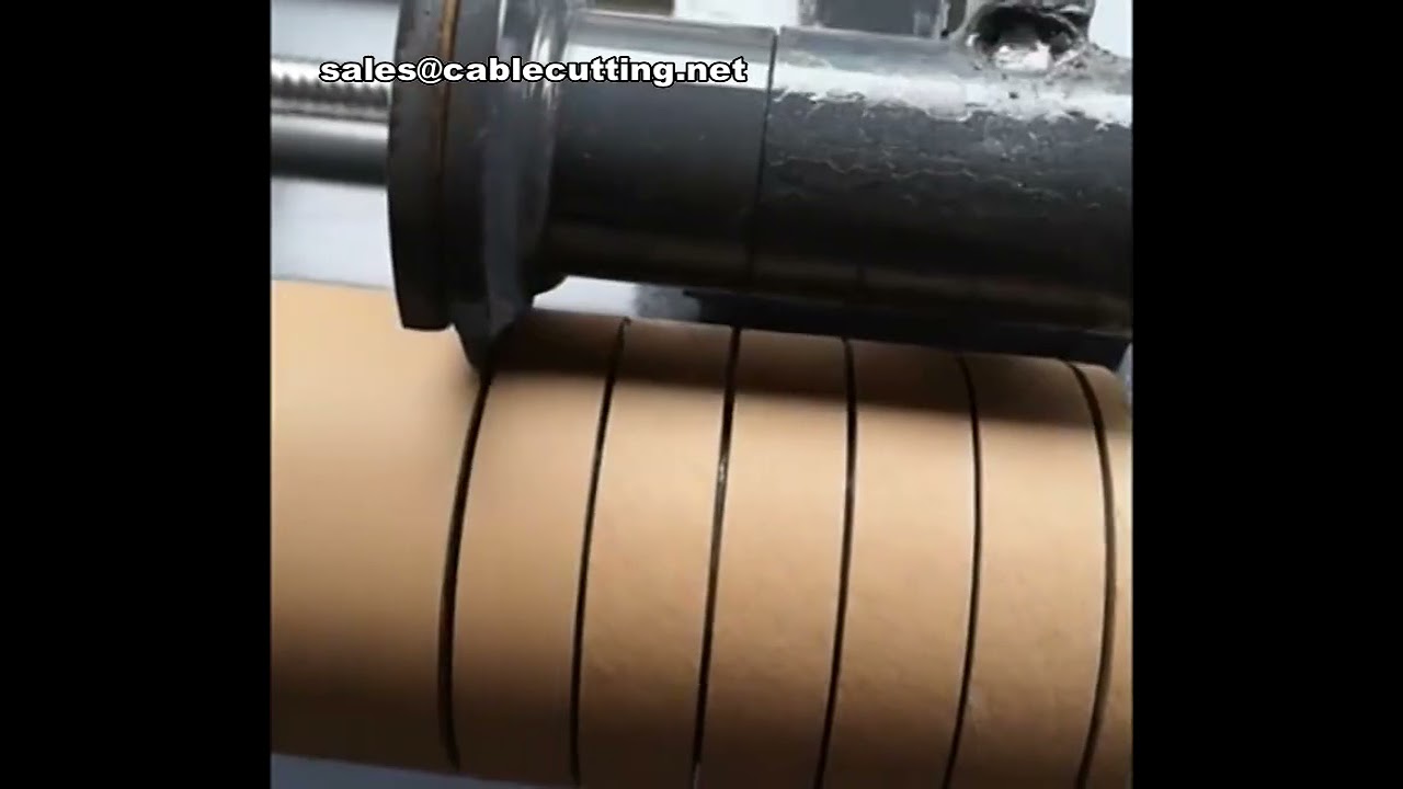 Automatische Präzisions-Schneidemaschine für Papierrohre und Kartonkerne | Industrielle Schlitztechnik