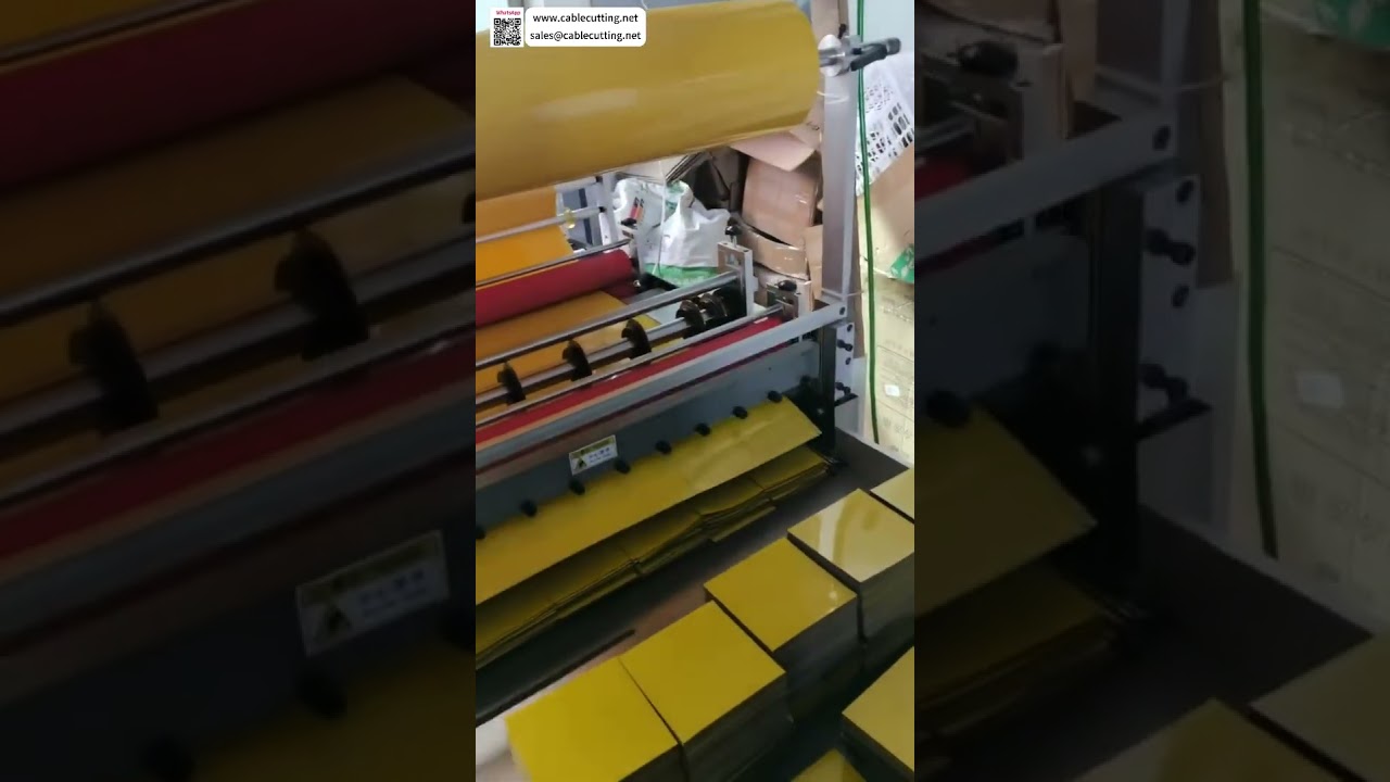 Lamination Slitting Transverse Cutting Machine Perfect Processing Result Tools Machinery Ops