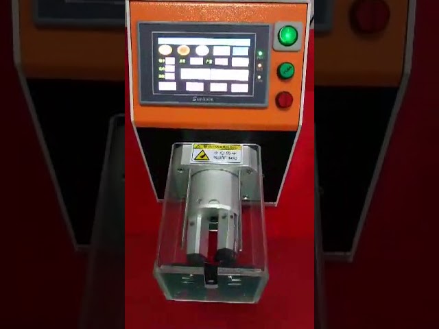 Semi auto coaxial cable stripping machine