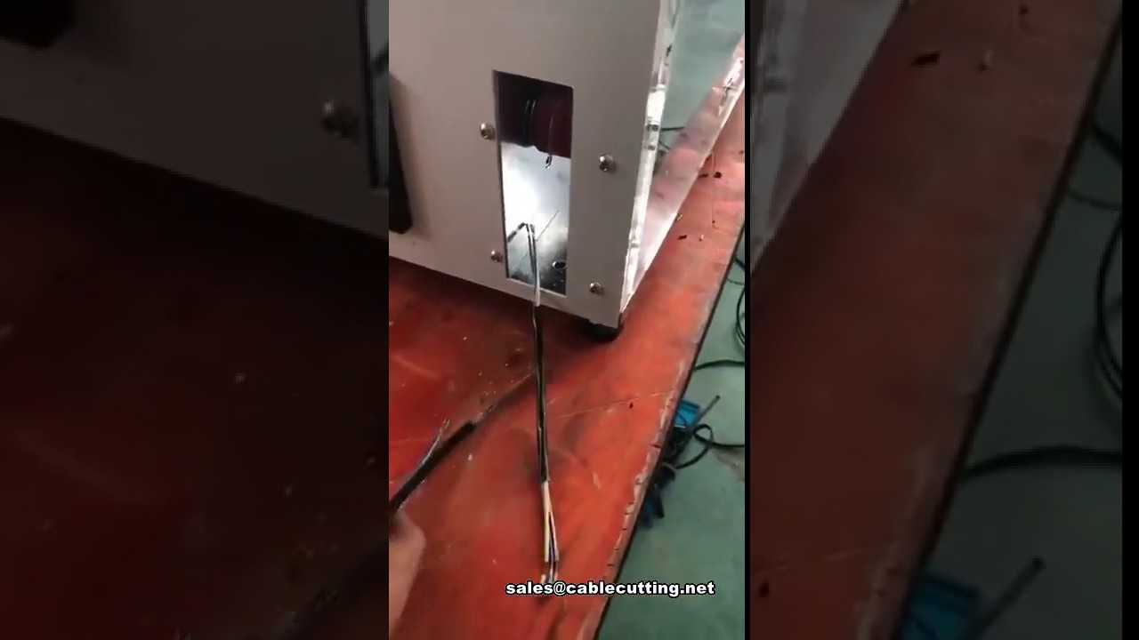 Automatische Kabelmantel-Abisolier-Maschine mit Doppelschicht-Funktion