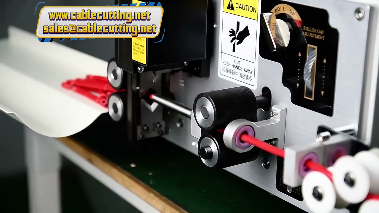 Elektrische Kabelabisolier- und Schneidemaschine für Drähte von 0,1 bis 10 mm²