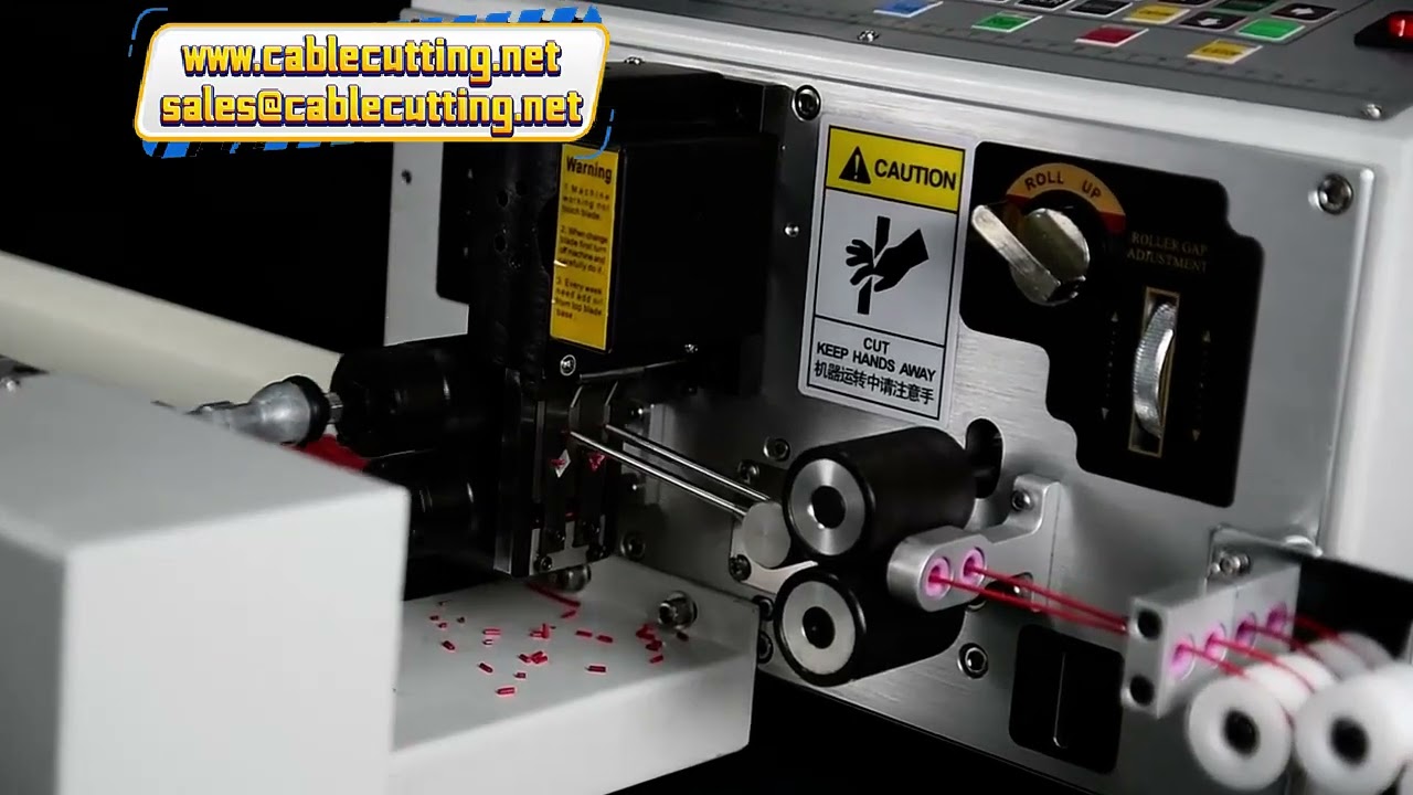 Abisolier-, Schneid- und Verdrehmaschine für Kabel – Komplette Drahtverarbeitung in einer Maschine