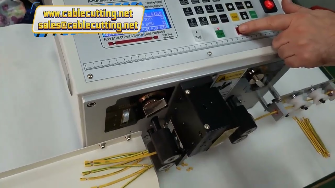 2-Draht-Abisolier- und Crimpautomat | Schneiden & Abisolieren von 0,5 bis 4 mm² mit Wolframkarbid