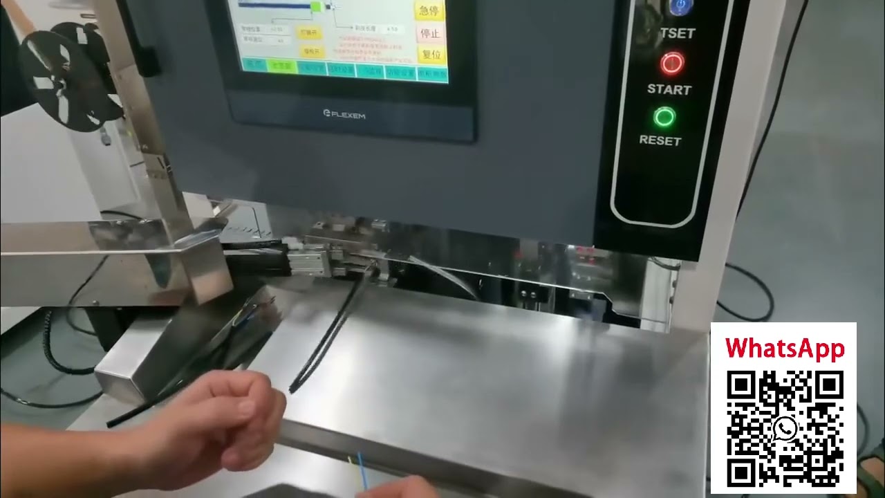 Wasserdichte Kabelabdichtung: Einführ- und Crimp-Maschine für ummantelte Kabel