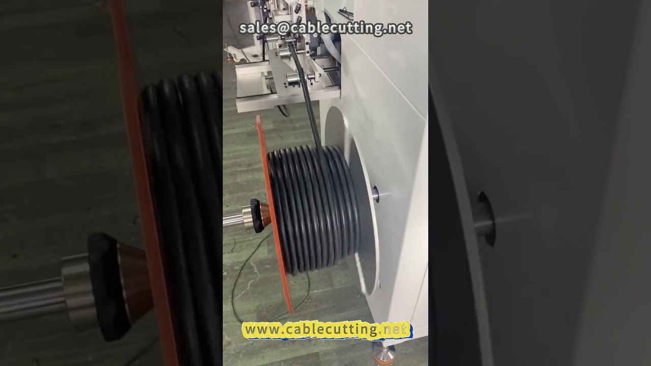Wire and cable winding machine #wire and cable #winding machine # wire processing #winding machine