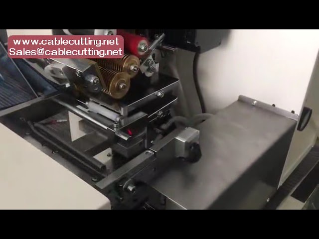 Halbautomatische Etikettiermaschine für Kabelbäume, Schläuche und Rohre – Selbstklebeetikettierer